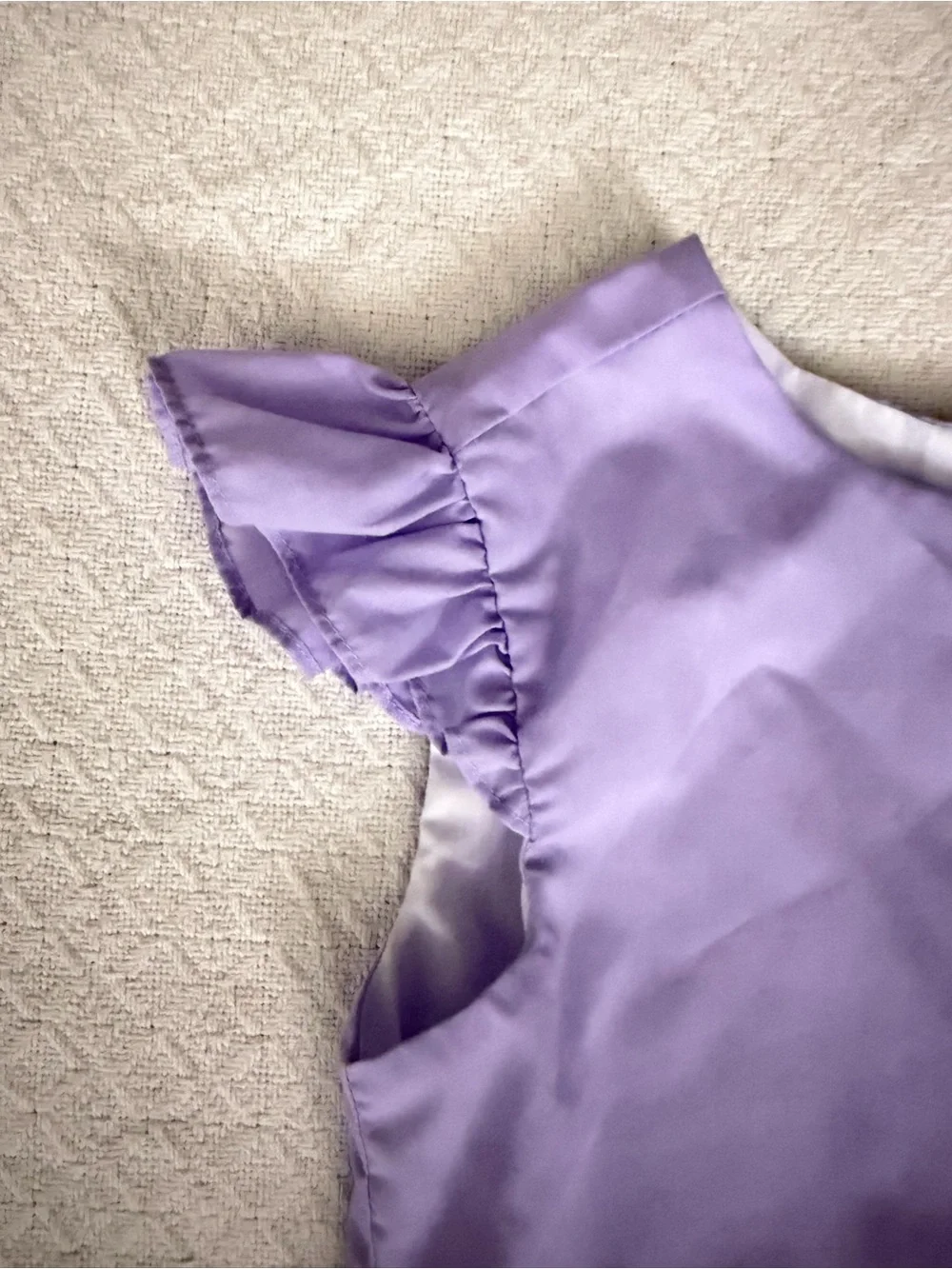 City Beautiful Children’s Boutique Lilac Flutter Sleeve Dress Appliqués Ducks